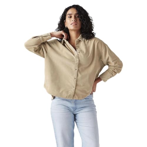 Image of Levi's Women's Solid Relaxed Fit Shirt