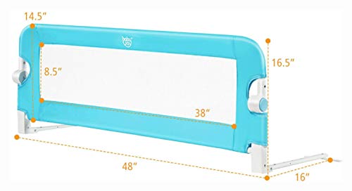 image for HomyDelight Crib & Toddler Bed Accessory, 48