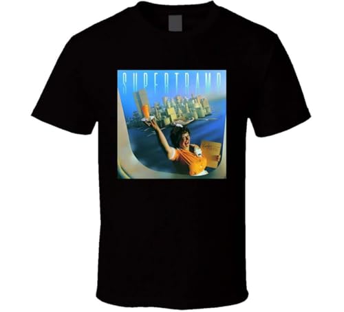 Supertramp Breakfast in America Black Tees M