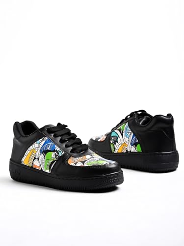 Shoetopia black lace sneakers – image 4