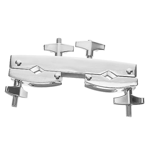 VANZACK Drum Cowbell Mount Clip Easy to Install Cowbell Clamp with Durable Design for Percussion Instruments for Drummers and Music Enthusiasts