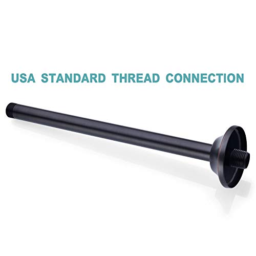 Bestill 12 Inch Ceiling Mount Shower Arm And Flange, Oil Rubbed Bronze #TOP5