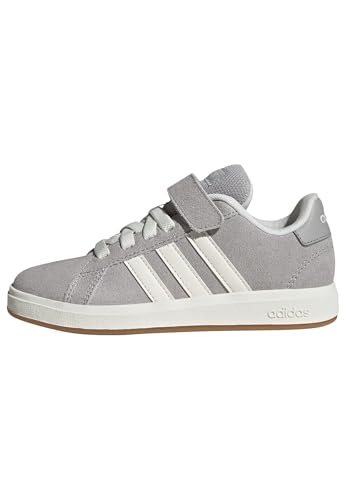 adidas Unisex Kinder Grand Court 00s Shoes Children, Grey Two/Off White/Gum, 28 EU