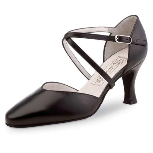 Chaussures de danse en cuir italien Werner Kern Patty avec semelle en daim