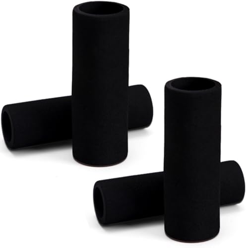 XENQITO 4 Piezas Universales De Esponja Para Manillar, Comodidad Antideslizante Antivibración, Cubre Puños Moto/Bicicleta