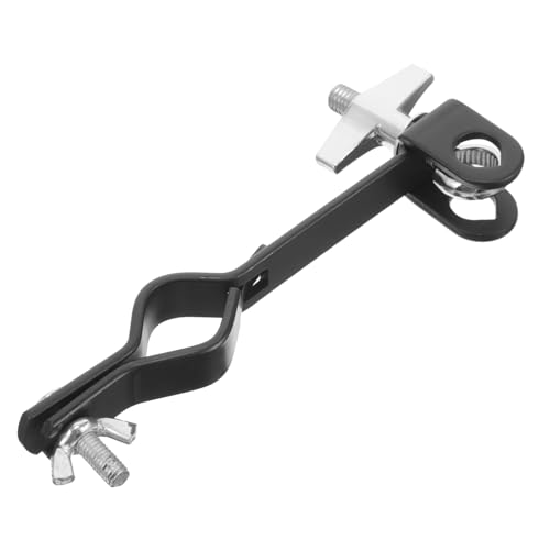 Abrazadera de montaje para cowbell Totority Jazz, soporte alto para instrumentos de percusión, diseño ergonómico y fácil instalación para mejorar el rendimiento de la batería miniatura 6