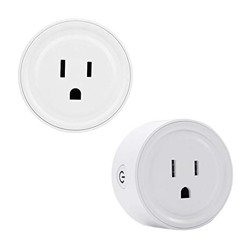 [2PC]Zigbee Smart Plug Outlet Compatible with Alexa, Echo,SmartThings Hub, Alexa Outlet,Smart switches Remote Control Your Home Appliances from Anywhere,Alexa Accessories