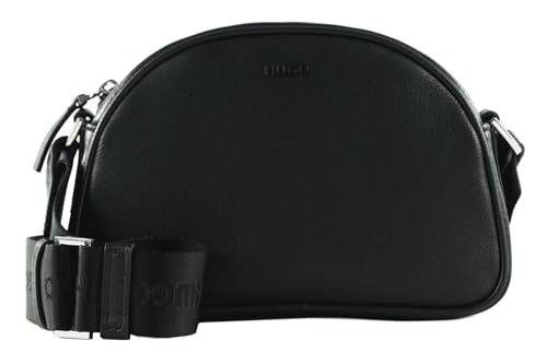 HUGO Bel 2.0_crossb. Moon sac à bandoulière femmes noir chic en simili cuir texturé