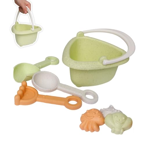 alldoro 60175 Mini Sandspielzeug Set 7-teilig, ab 18 Monaten, Kleiner Eimer...