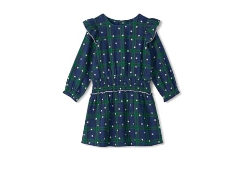 Hatley Girls' Blackwatch Plaid Smocked Waist Dress (Toddler/Little Big Kid)