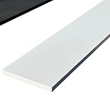 igarden 人工木材 1枚 無垢材 板材 幅約12cｍ厚み1.1cｍ長さ90cｍ ホワイト 目隠しフェンス アイウッド人工木製 樹脂木材 ボーダーフェンス ウッドデッキ幕板 DIY資材 化粧板 手芸 屋外用 高耐久性