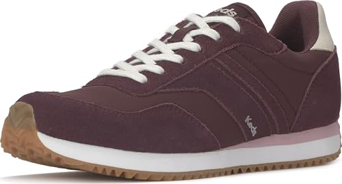 Listado de Tenis Vino Mujer - los preferidos. 42 Keds Rena - Tenis de Moda con Cordones para Mujer, Borgoña/Malva, 26.0 cm