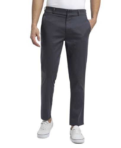 Image of Jockey IM26 Men's Super Combed Cotton Rich Elastane Stretch Woven Fabric Slim Fit All Day Pants with Side Pockets