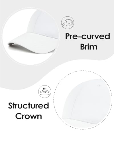 Image of Zylioo Oversize XXL Baseball Mesh Cap,Extra Large Laser Cut Cap,L M S Trucker Hat,Quick Dry Summer Cooling Golf Cap
