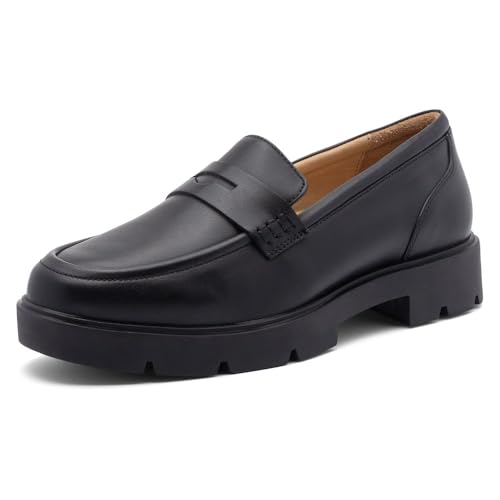 ABEO Women's Boulevard Metatarsal Loafers | Orthotic Shoes | Leather Loafers | Built-in Orthotic Insole | Metatarsal Shoes