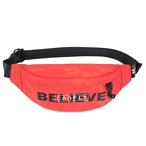 Ultraleggero Monospalla Uomo Marsupio Zaino Borsa a Tracolla Donna Borse piccole a tracolla a Spalla per Scuola Outdoor Sportiva Ciclismo Viaggio Crossbody Daypacks Rosso