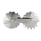Radiuslehre aus Legiertem Stahl R1-7mm, Radiusrundungslehre für Externes Internes Konkaves Konvexes Messwerkzeug zum Messen des Radius