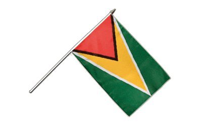Flaggenfritze® Stockflagge Malawi – 30 X 45 Cm, Polyester, Mit 60 Cm Holzstab