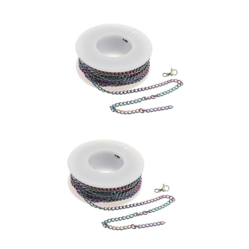 Chaîne en acier inoxydable 304 durable pour création bijoux DIY - 2
