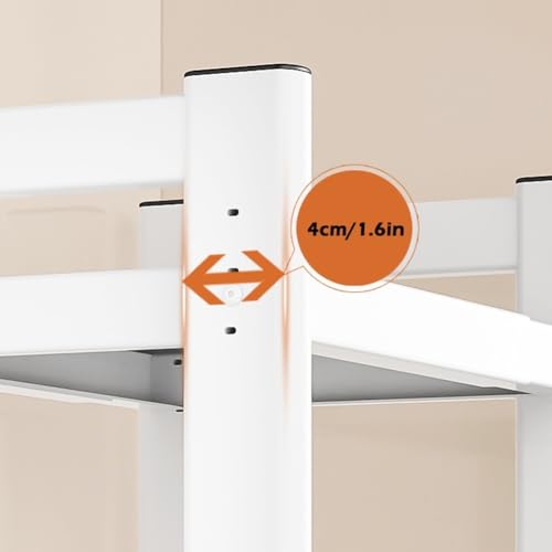 Support de rangement extensible micro-ondes et étagère de comptoir vaisselle - 4