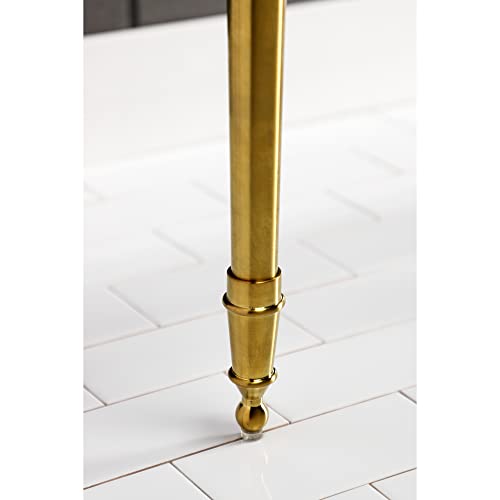 Kingston Brass Vpb33227 Edwardian Brass Console Sink Legs, Brushed Brass, 22.31 X 19 X 33 #TOP6