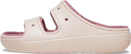 Image of Crocs Unisex Adult Classic Cozzzy Towel Sandals, Fuzzy Slippers and Slides