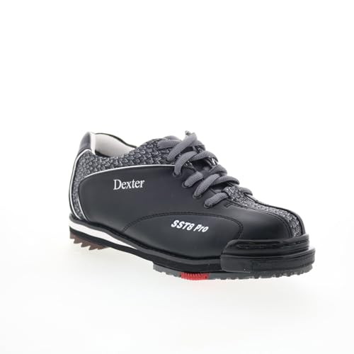 Dexter Mens SST 8 Pro Bowling Shoes - Black/Grey 9.0