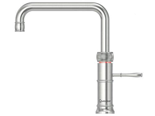 Preisvergleich Produktbild Quooker PRO3-VAQ B & CUBE / Classic Fusion Square Edelstahl Kochendwasserhahn