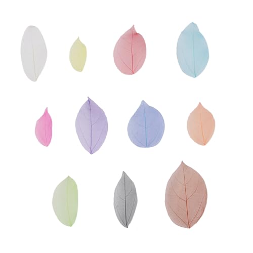 LIFKOME 200 Unidades arte de esqueleto de folha artesanato decorativo DIY decoração plantas artifici