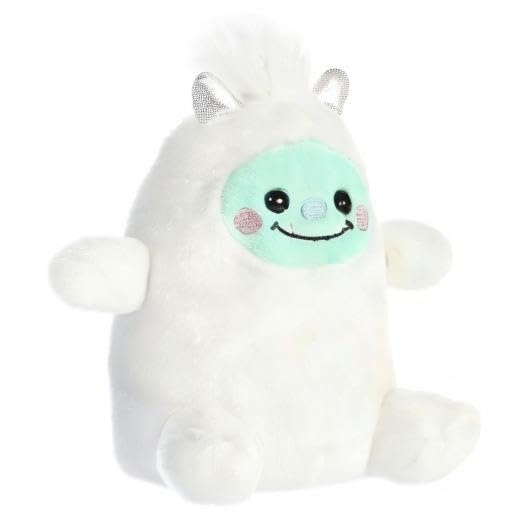 Aurora Adorable Palm Pals Baker Yeti Stuffed Animal - Pocket-Sized Fun - On-The-Go Play - White 5 Inches