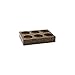 Fairmont & Main Esche gebeizt halbes Dutzend Ei Block, Holz, braun, 3 X 15,5 X 10,5 cm
