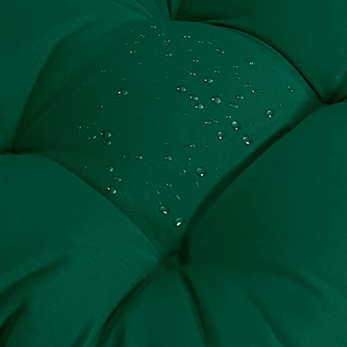 Image of QILLOWAY Outdoor Chaise Lounge Cushion 74x22x4 Inch, Waterproof Weather Resistant Replacement Pad for Patio Pool Furniture, Mallard,Forest Green