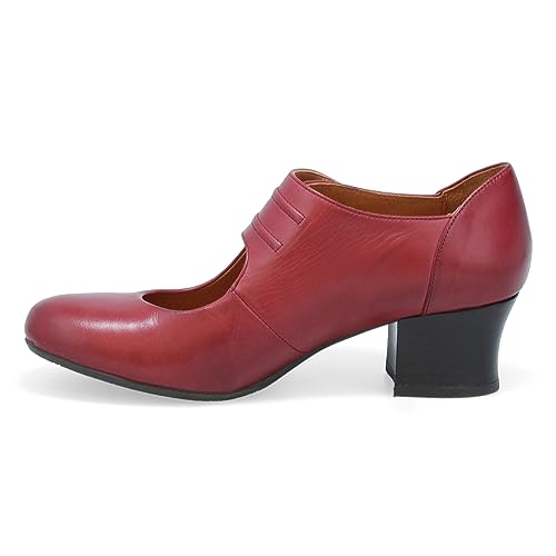 Miz Mooz Fayth Women's Retro Inspired Heels Bordeaux4