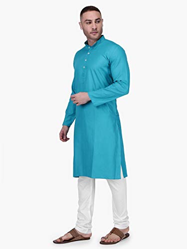 Image of Rajubhai Hargovindas Men's Premium Cotton Solid Kurta