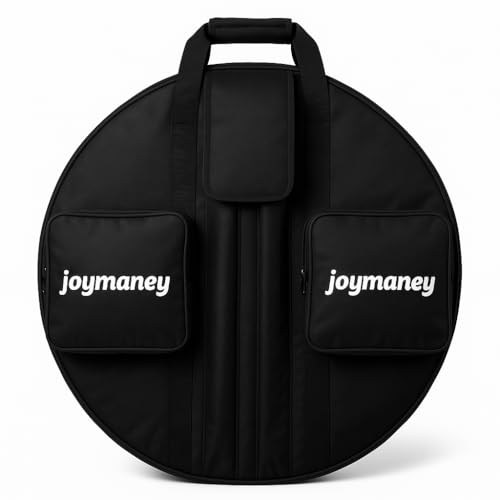Joymaney Disc Golf Basket Carry Bag + Bonus Chain Guard 26.5" Padded Target Case with Shoulder Strap & Dual Disc Pockets