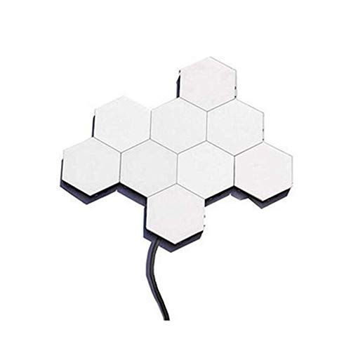 Preisvergleich Produktbild Unbekannt WandlampenHexagon LightWandlampe Sensor Leuchte Wand Innen TouchGeführte Innenwandleuchte, DIY Intelligentes Licht, Panels Leselampe, Für Innenwandbeleuchtung (Size : 7pcs)