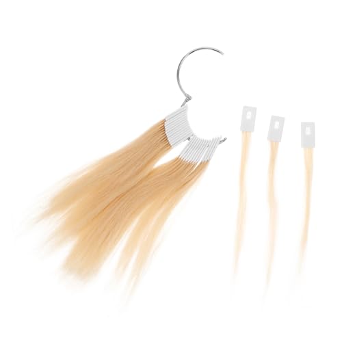 MOTHNUR 30 piezas Muestras de Cabello para Teñir Mechones Suaves para Práctica de Coloración Kit para Estudiantes y Estilistas Suministros Profesionales para Peluquería