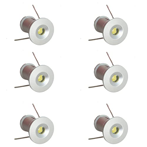 Spots LED 12V étanches IP65 pour mini spot encastrable blanc froid 6000K aménagement de fourgon