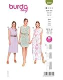  Burda Style Katalog-Schnittmuster Kleid  Damen, Gr. 34-48  Nählevel: Sehr leicht #6009