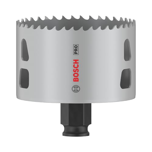 Bosch 1x PRO Multi Material Power Change Plus Hole Saw (for Softwood, Drywall, Ø 76 mm, Professional Accessory Rotary Drill/Drivers)