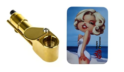 Portable Brass Smoking Pipe, Premium_handmade_Jamaican_Tobacco_Pipe_Boxed
| Portable Brass Smoking Pipe, Christmas_and_ 