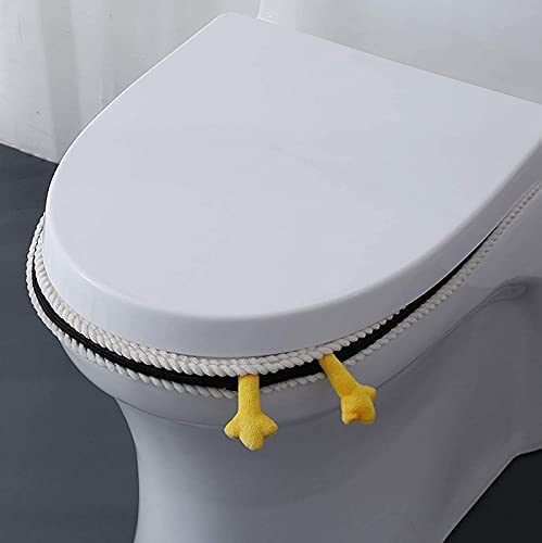 NYZABDL WC-Sitzbezug Kissen Pads, weiches Badezimmer WC Kissen, lustige Reißverschluss WC-Sitzbezug Pads, wasserdicht Antil Leder Home WC-Sitzkissen, waschbar, Four Seasons Universal – Bild 8
