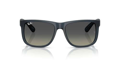 Óculos de Sol Ray-Ban Justin 0RB4165 681311 Tam 55 / Azul - Lentes Gradient Grey