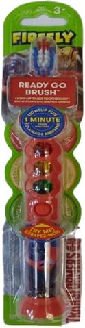 Firefly Transformers Firefly Ready Go Brush Light-Up Tooth Brush Timer Battery Powered Toothbrush With Suction Cup