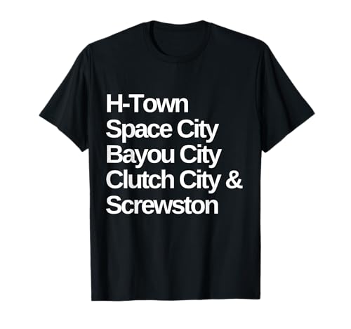 Houston Nicknames Texas T-Shirt T-Shirt