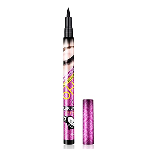 36H Eyeliner pen, Waterproof Liquid EyeLiner, No-off makeup Eye Liner Pencil, Pitch Black …