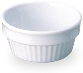 Super Range 3.1 inches (7.9 cm), Souffle Cup, Cocotte, Reinforced Porcelain, Made in Japan