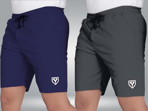 Image of Septem Men's Lycra Blend Shorts with Stylish Design Comfortable & Versatile Active Sports Wear Combo Pack