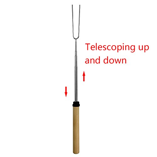 Keku Marshmallow Grill Sticks 8 Piece Set For Roasting Spits For Cooking Ovens And Hot Dog Forks Kids Camping Campfire Accessories #TOP3