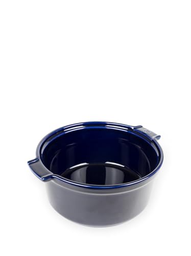 PEUGEOT - Moule à Soufflé En Céramique - 24 cm (anses comprises) - Diamètre : 22 cm x 8,5 cm - Contenance : 2,4 L - Garanti 10 Ans - Fabrication Française...